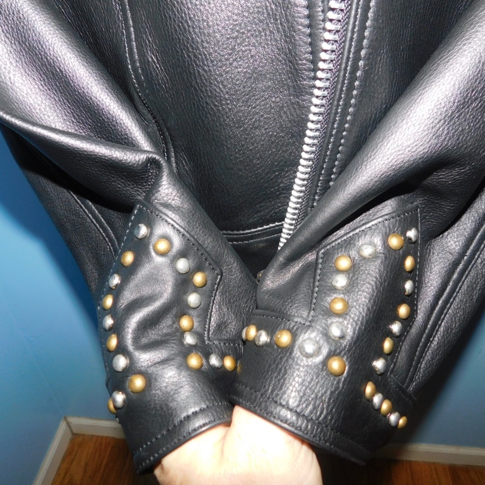 Understated Studded Leather Jacket-60% Off Msrp - image 6